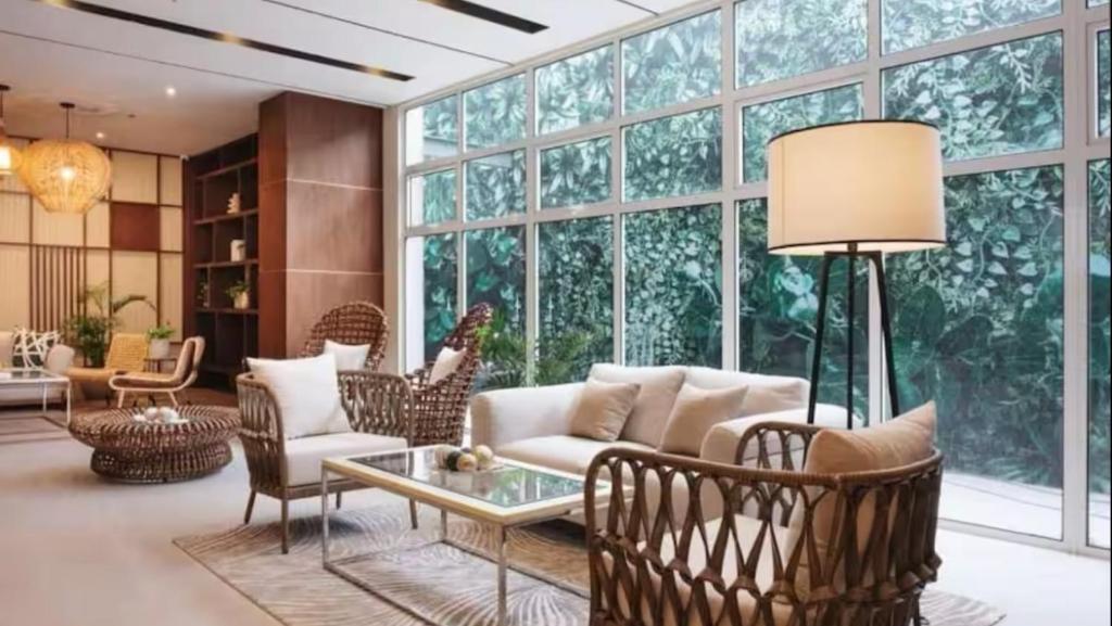 Posezení v ubytování LD Cozy Condo Unit - BE Residences near Cebu IT Park
