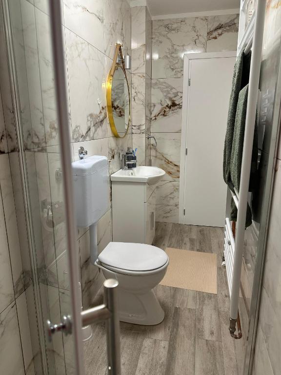 Kúpeľňa v ubytovaní Apartmani Poljančić