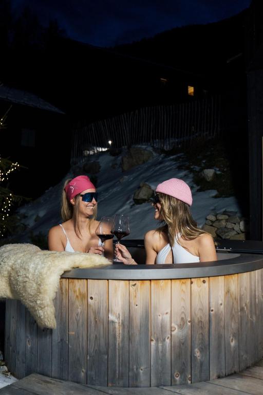 Hostia v ubytovaní Amus Chalets Dolomites - Luxury Chalets South Tyrol