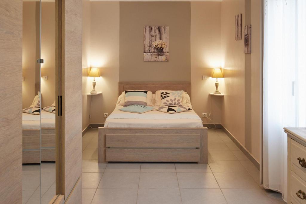 Postel nebo postele na pokoji v ubytování Residence D Été