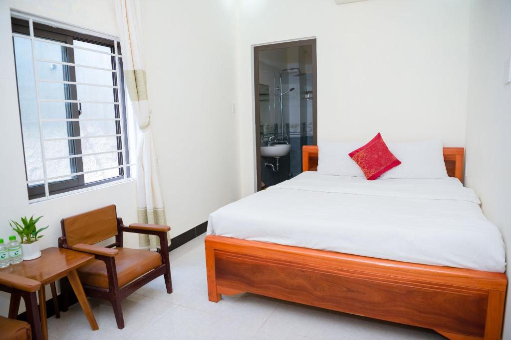 Giường trong phòng chung tại Gold Stone Hoi An Homestay