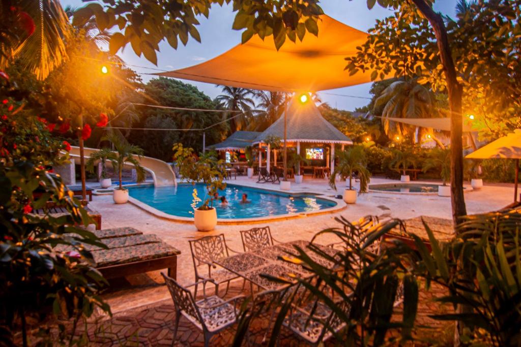 Bazén v ubytování Hostal Secreto nebo v jeho okolí