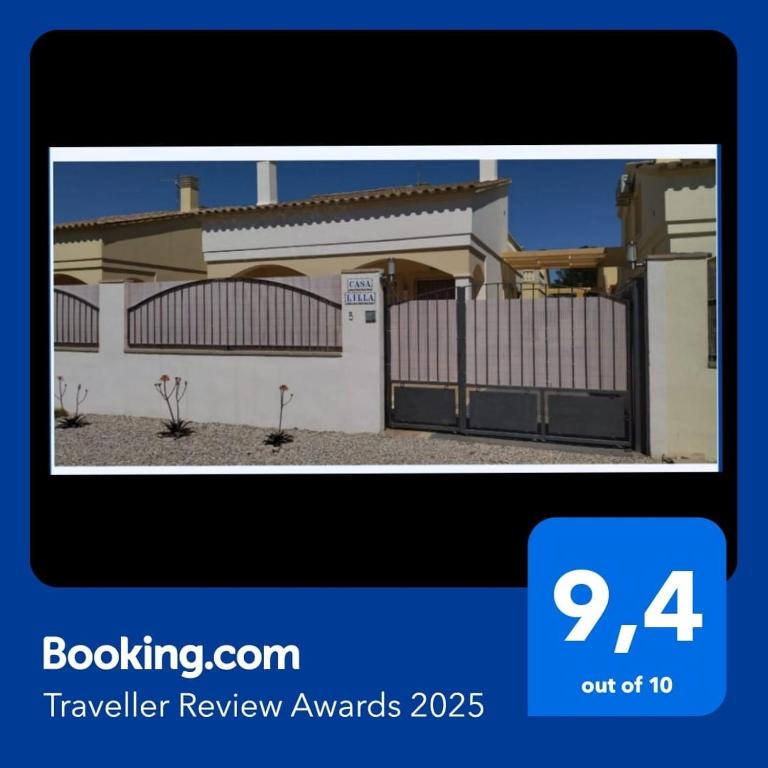 a picture of a house with a gate at CASA LILLA in Riumar