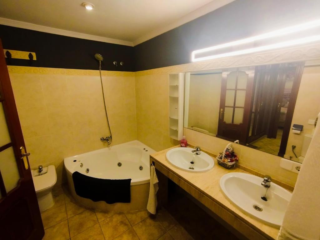 A bathroom at The Magic House