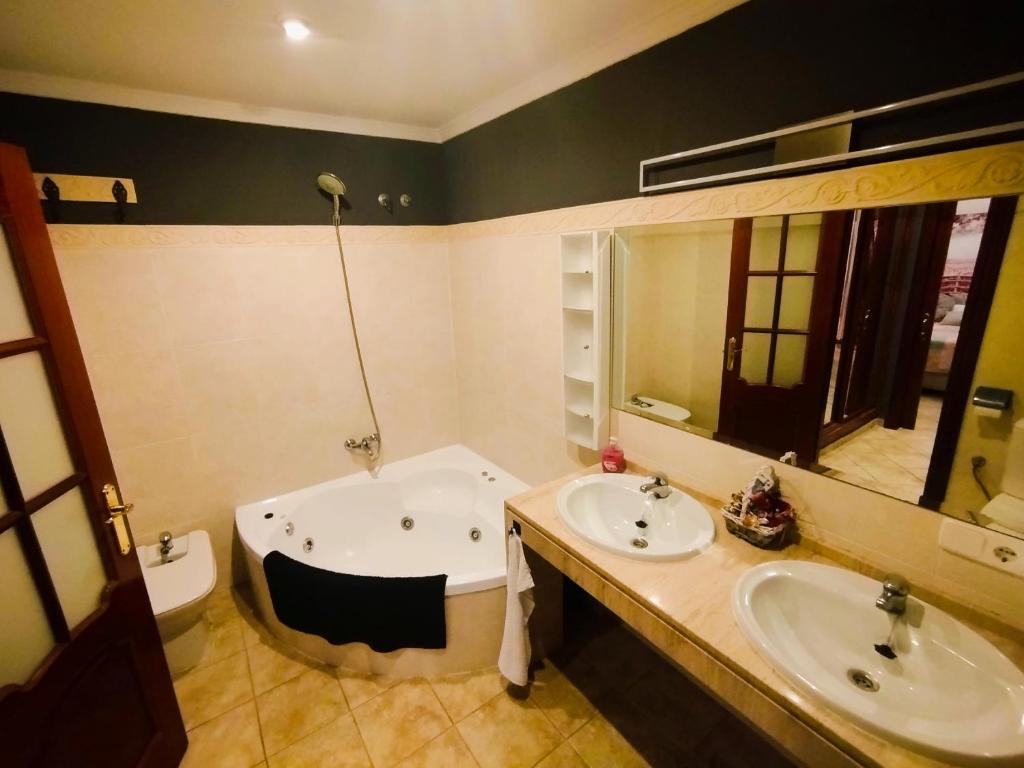 A bathroom at The Magic House