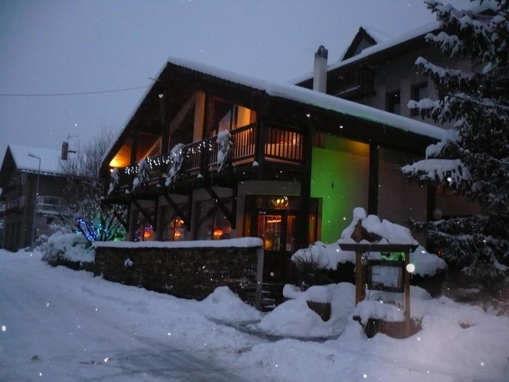 Hôtel Restaurant La Tourmaline v zimě