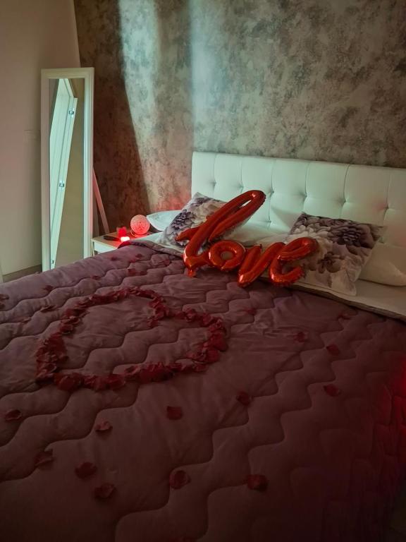 Postel nebo postele na pokoji v ubytování Suite iris0211