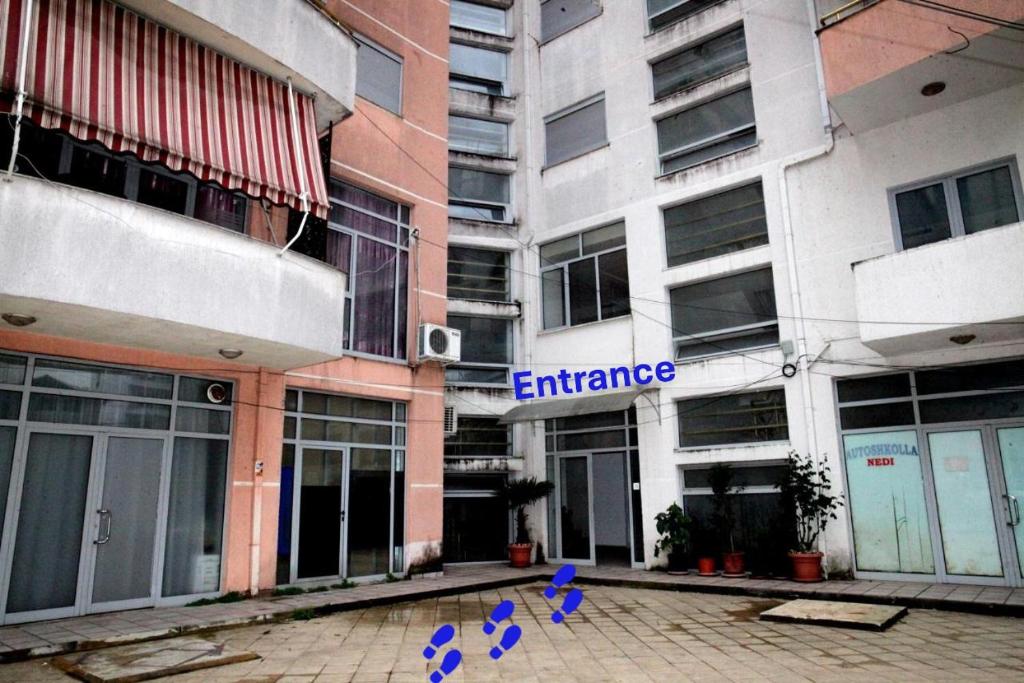 Het gebouw waarin het appartement zich bevindt