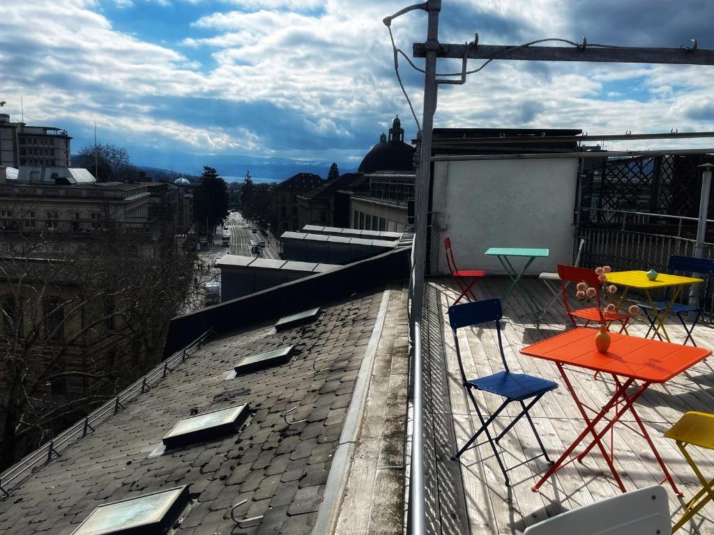Balkón nebo terasa v ubytování Boho Suite