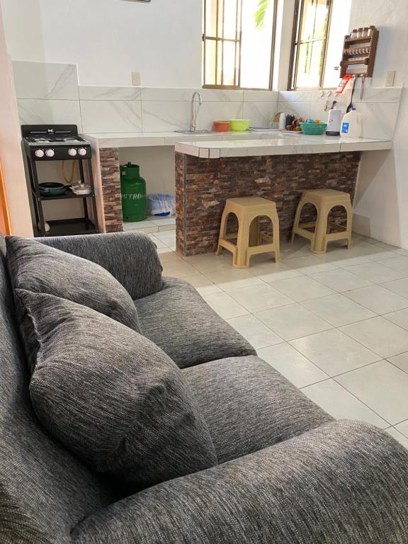 Ruang duduk di Apartamento Casablanca - Somoto