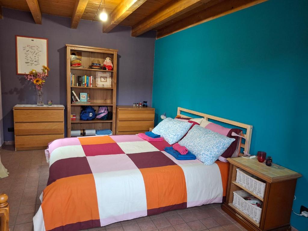 Postel nebo postele na pokoji v ubytování Blue Patch - Shared Home