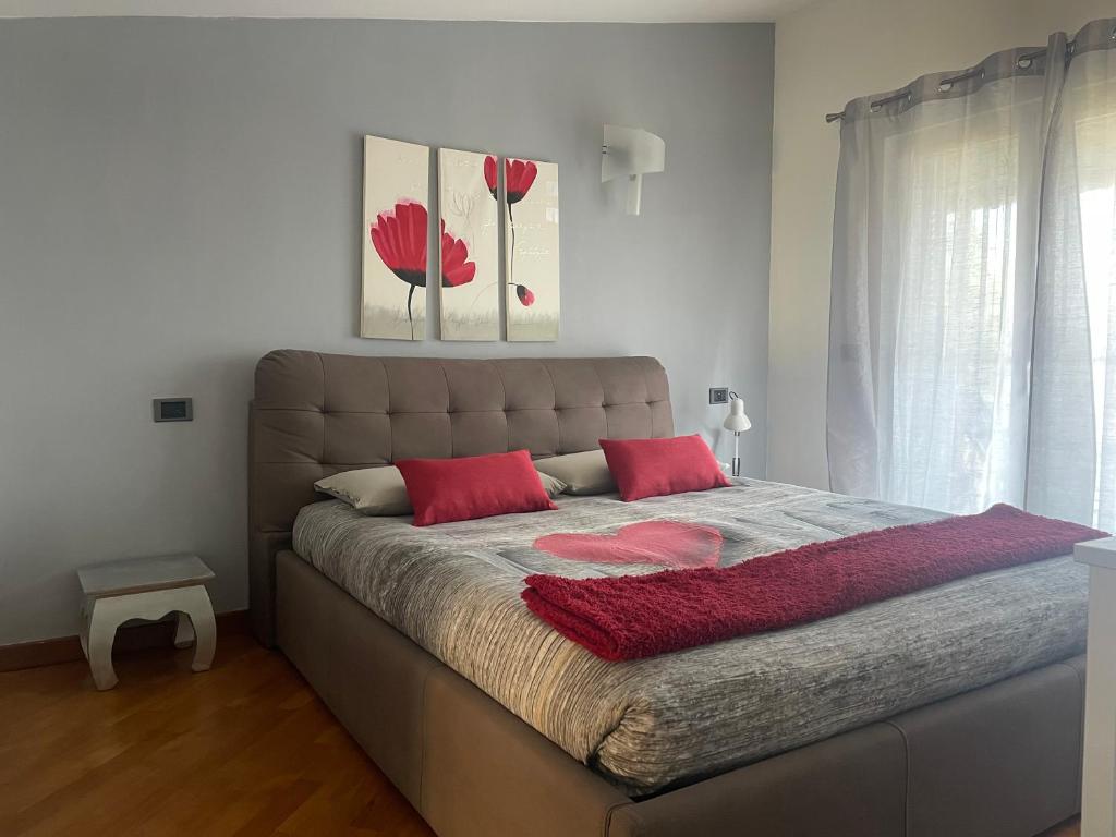 Postel nebo postele na pokoji v ubytování B&B da Gabry