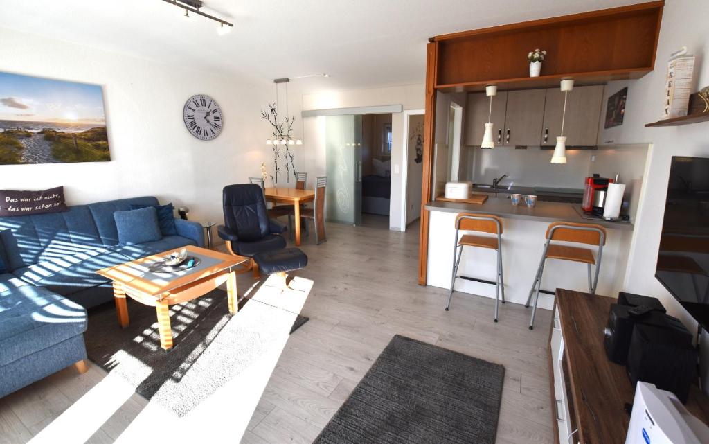 Kuchyň nebo kuchyňský kout v ubytování Sonnenschein Whg11