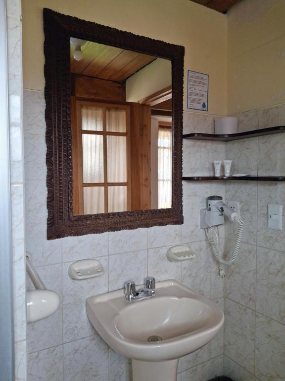 Koupelna v ubytování Casona La Recoleta