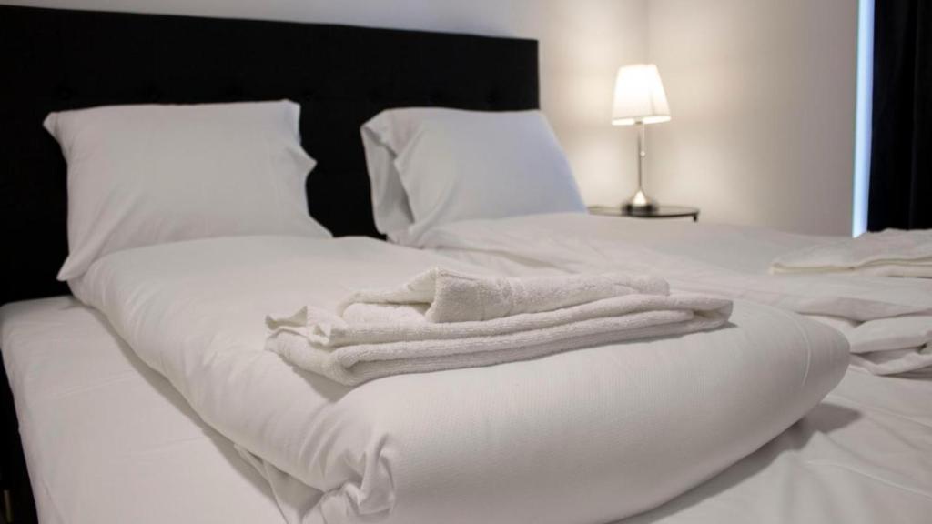 Postel nebo postele na pokoji v ubytování Apartment, Taastrup