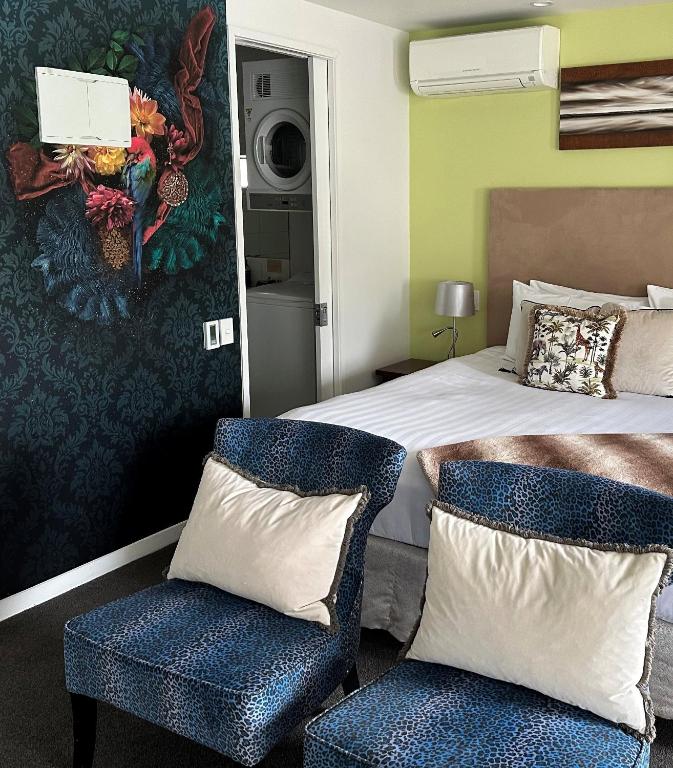 Postel nebo postele na pokoji v ubytování Delorenzo Studio Apartments