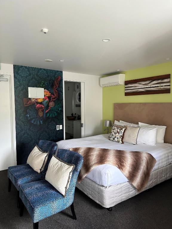 Postel nebo postele na pokoji v ubytování Delorenzo Studio Apartments