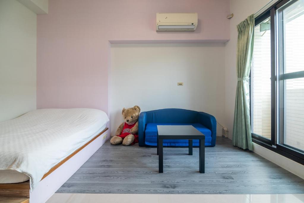 Postel nebo postele na pokoji v ubytování Wind Breathing B&B