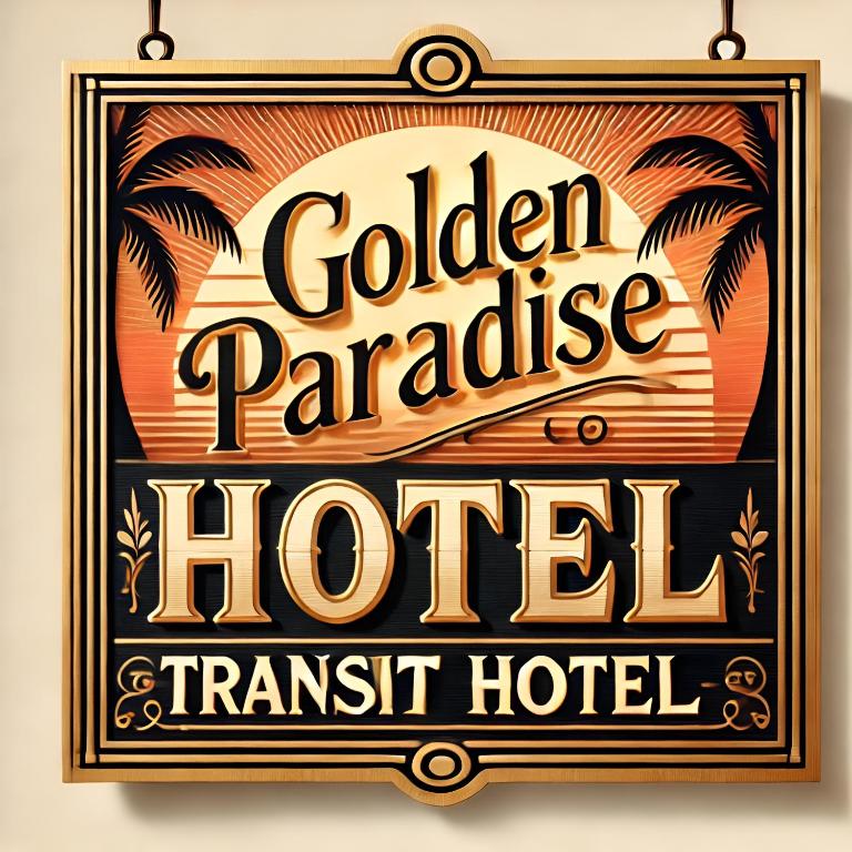 Certifikát, hodnocení, plakát nebo jiný dokument vystavený v ubytování Golden Paradise Transit Hotel