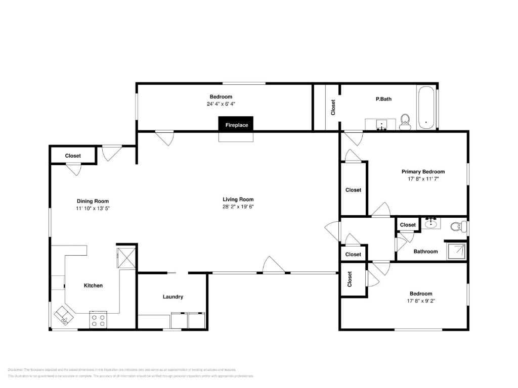 a floor plan of a house at The Roost Downtown in Ruidoso