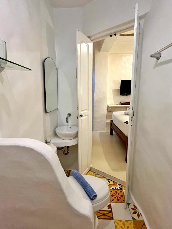 Koupelna v ubytování Lugar Bonito Hotel