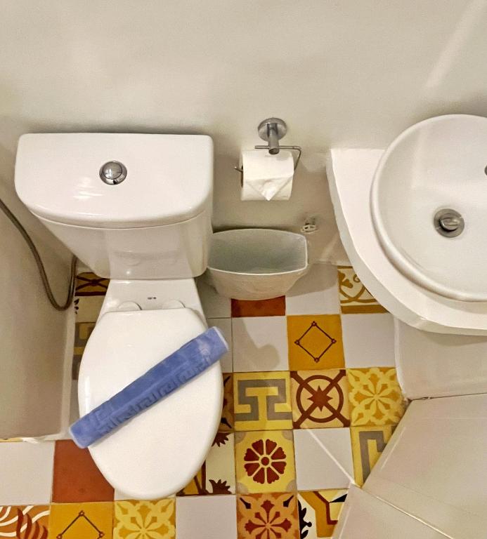 Koupelna v ubytování Lugar Bonito Hotel