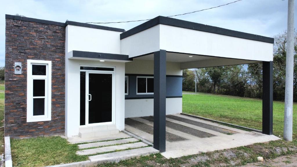 Budova, kde se vila nachází