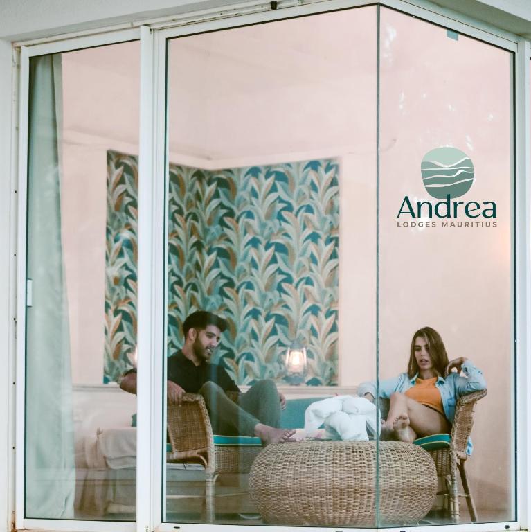 Posezení v ubytování Andrea Lodges