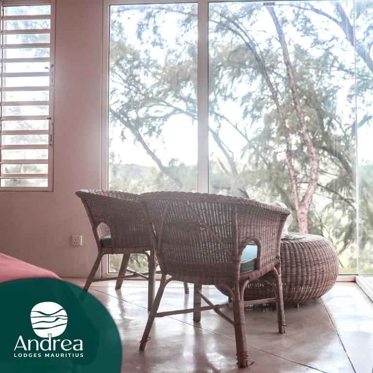 Posezení v ubytování Andrea Lodges