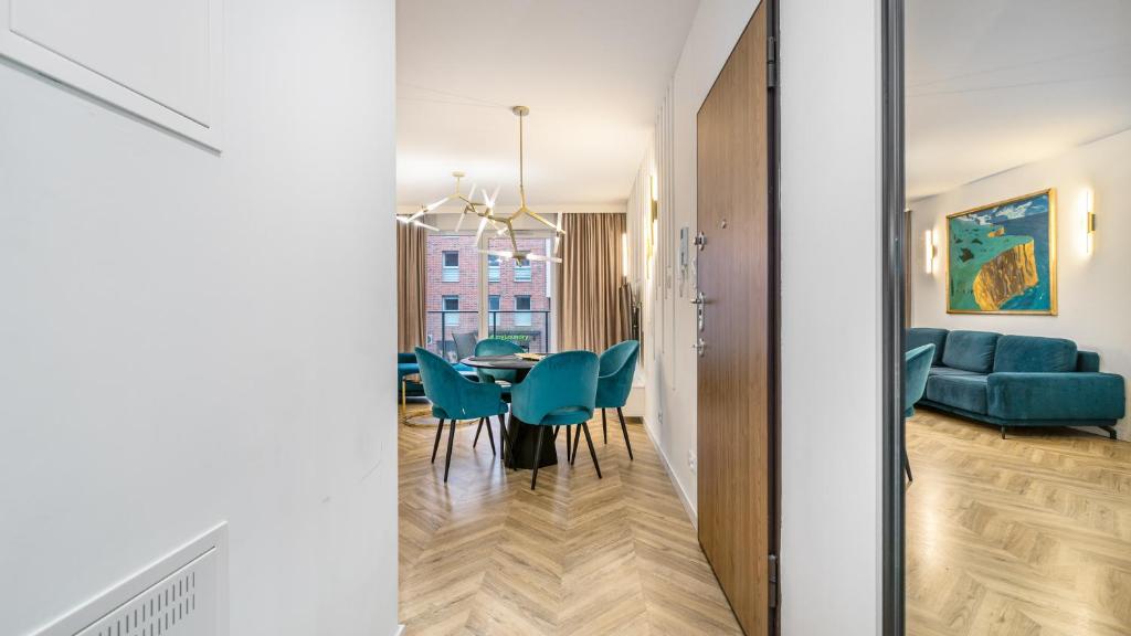 Posedenie v ubytovaní CITYSTAY Św.Barbary Apartment