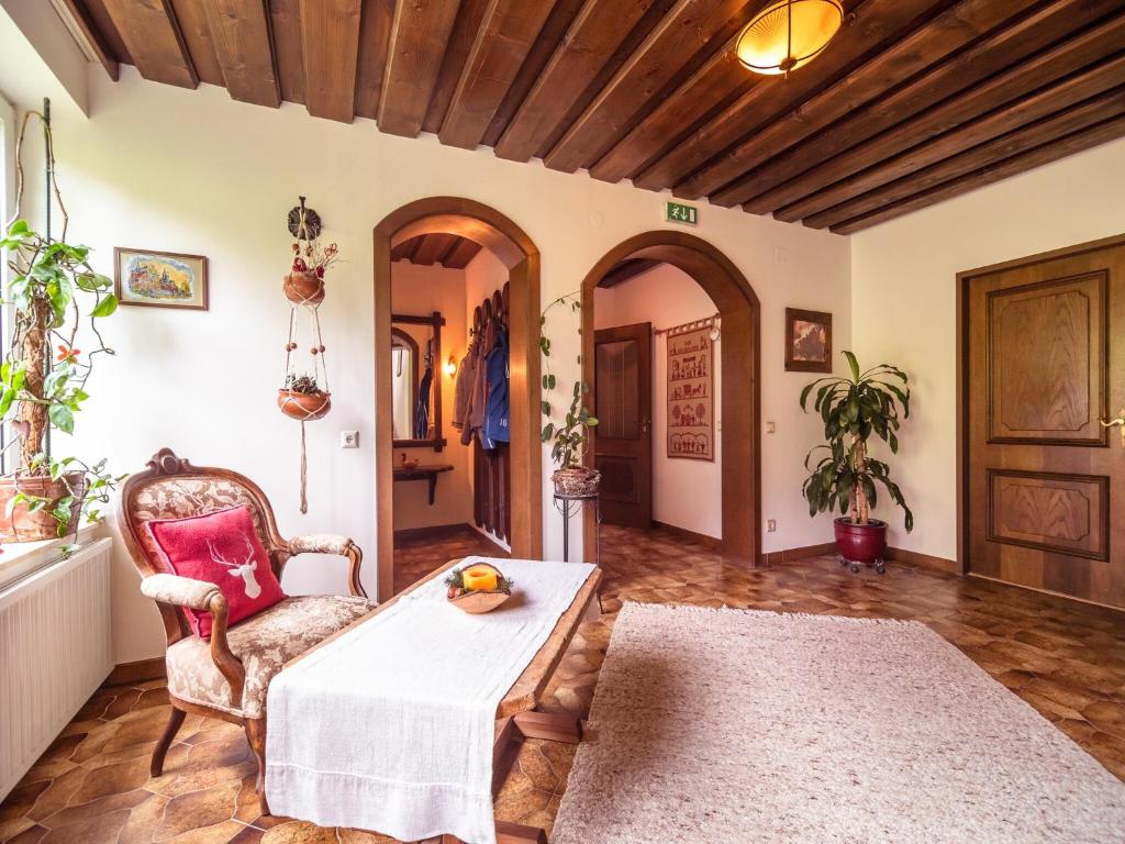 Posteľ alebo postele v izbe v ubytovaní Cozy Apartment in Afritz am See near Gerlitzen Ski Area