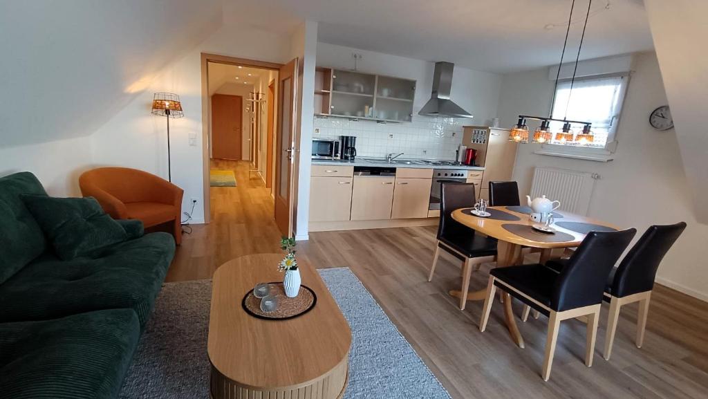 Kuchyň nebo kuchyňský kout v ubytování Hotel Pieper-Kersten