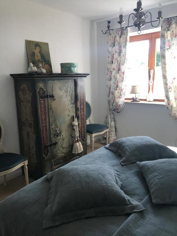 Posezení v ubytování Ferienwohnung Lau