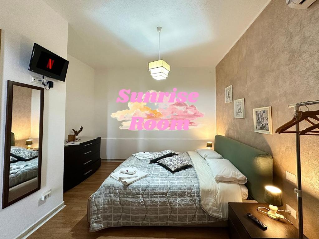 Postel nebo postele na pokoji v ubytování B&B Verzavò