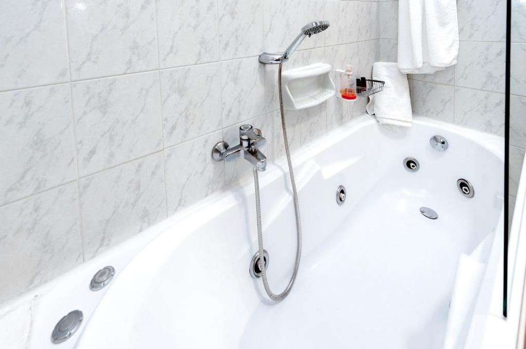 Koupelna v ubytování Hotel Barsotti