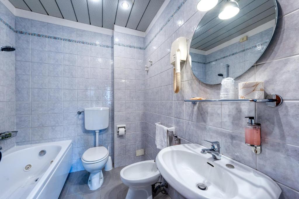 Koupelna v ubytování Hotel Barsotti
