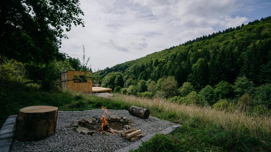 Příroda nedaleko luxury tent