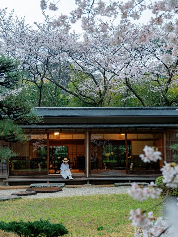 Zahrada ubytování Oukai Villa Izumi