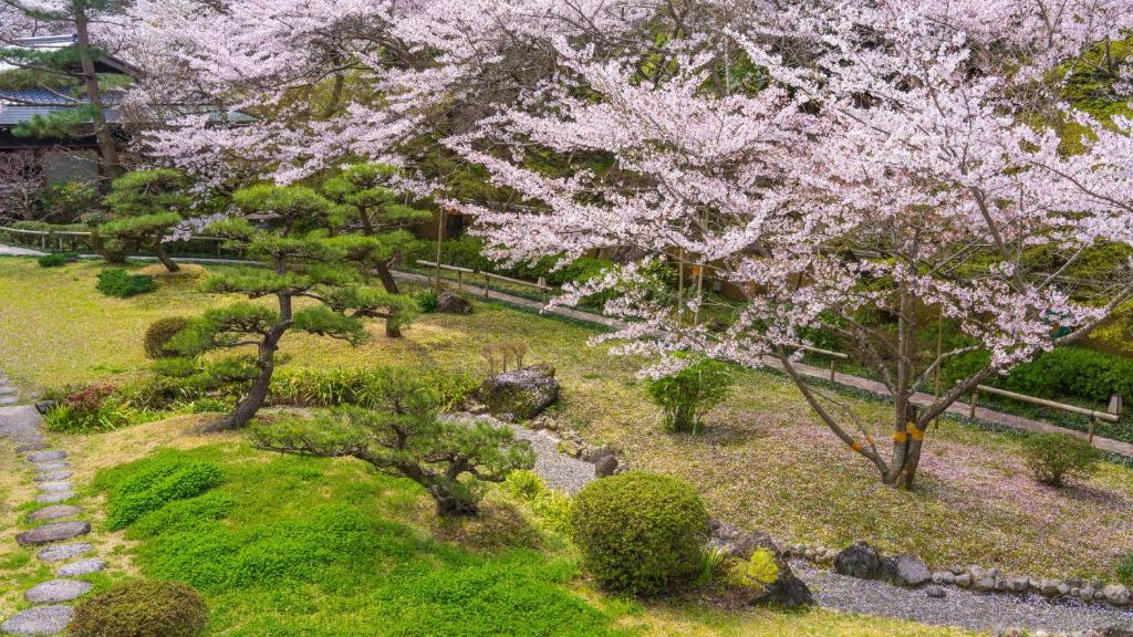 Zahrada ubytování Oukai Villa Izumi