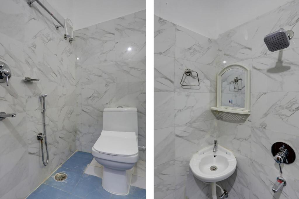 Koupelna v ubytování Hotel O Tezos Palace