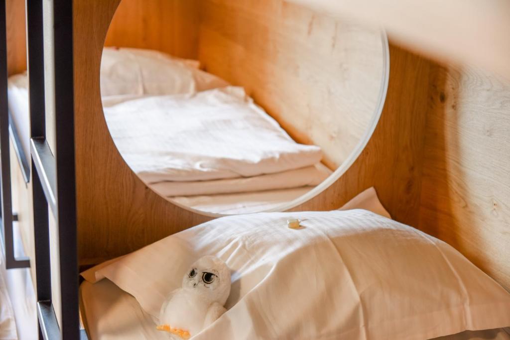 Postel nebo postele na pokoji v ubytování Vakantiedomein Hoge Duin