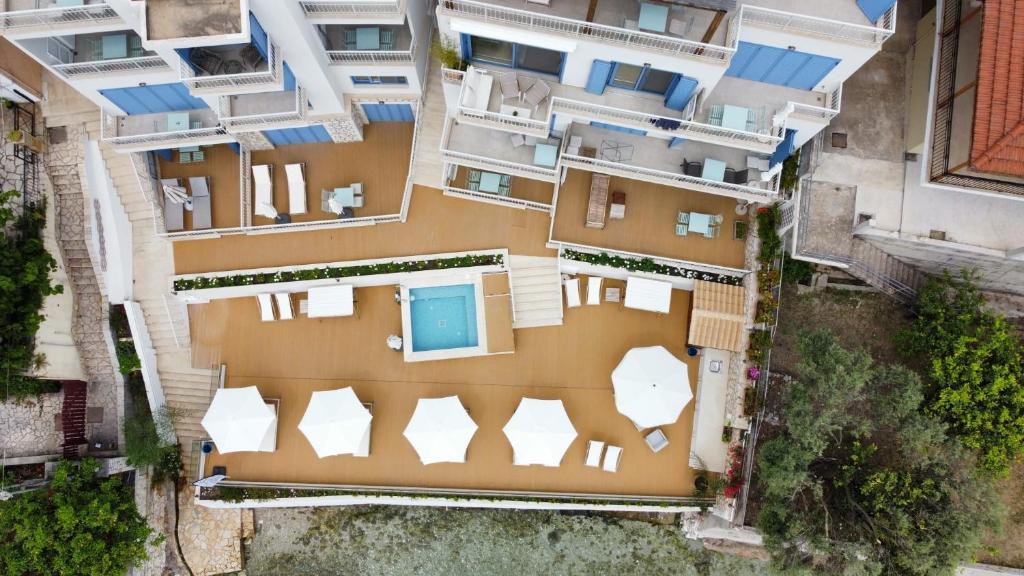Bazén v ubytovaní Greek Beach House Complex A6 alebo v jeho blízkosti