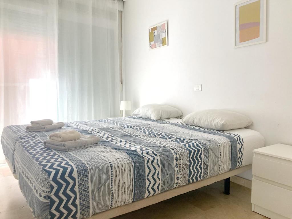 Postel nebo postele na pokoji v ubytování Sagasta Beach Apartment I by Canary365
