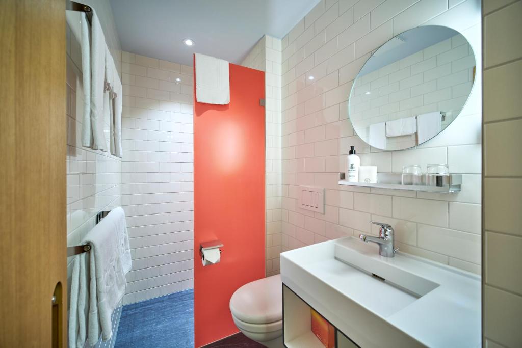 Koupelna v ubytování Hotel Arenenberg