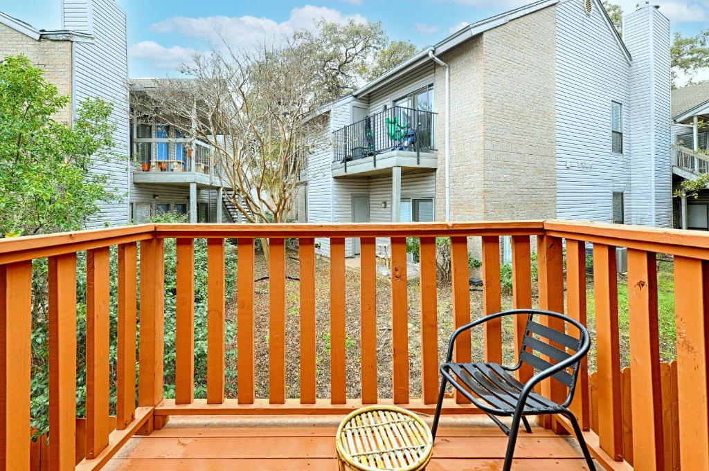 Balkón nebo terasa v ubytování Heart of Austin Hideaway
