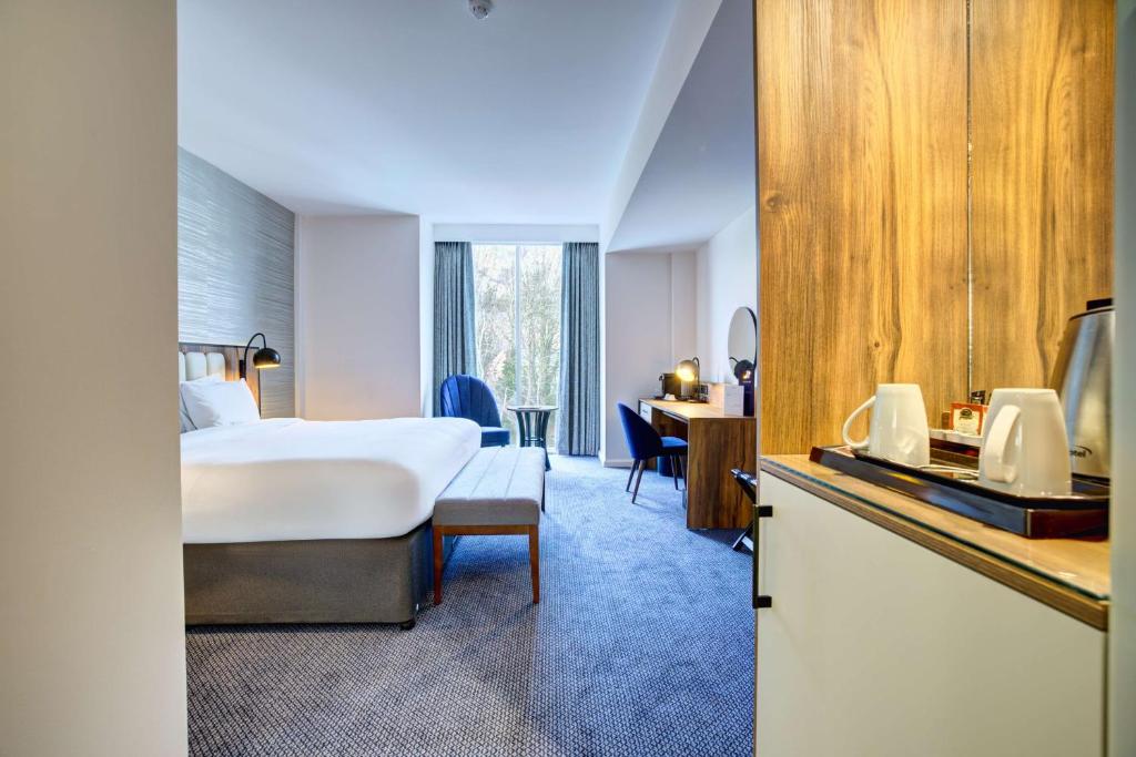 Postel nebo postele na pokoji v ubytování Radisson Blu Hotel, Durham