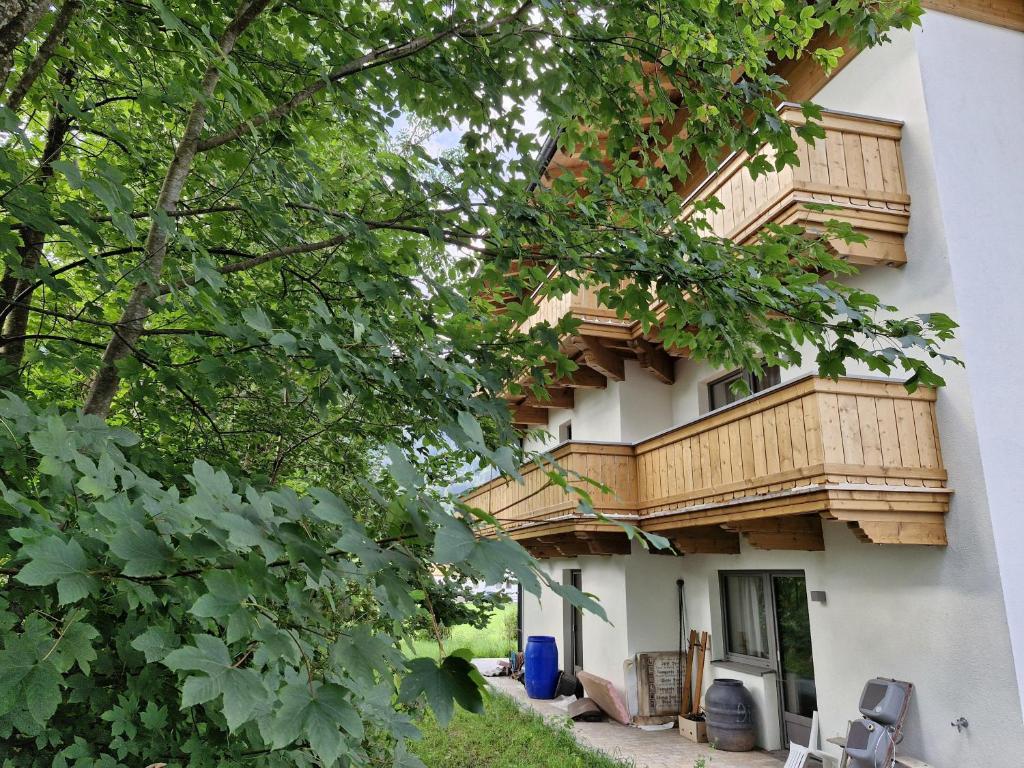 Balkón nebo terasa v ubytování Haus Seisl