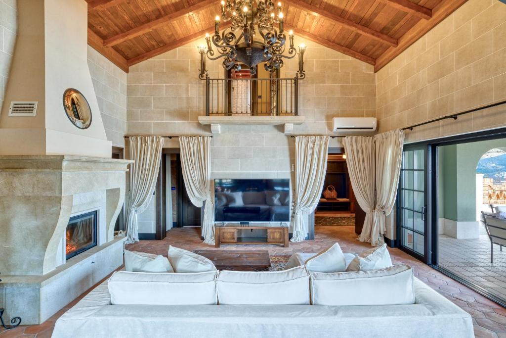 Χώρος καθιστικού στο Casa Verde 27