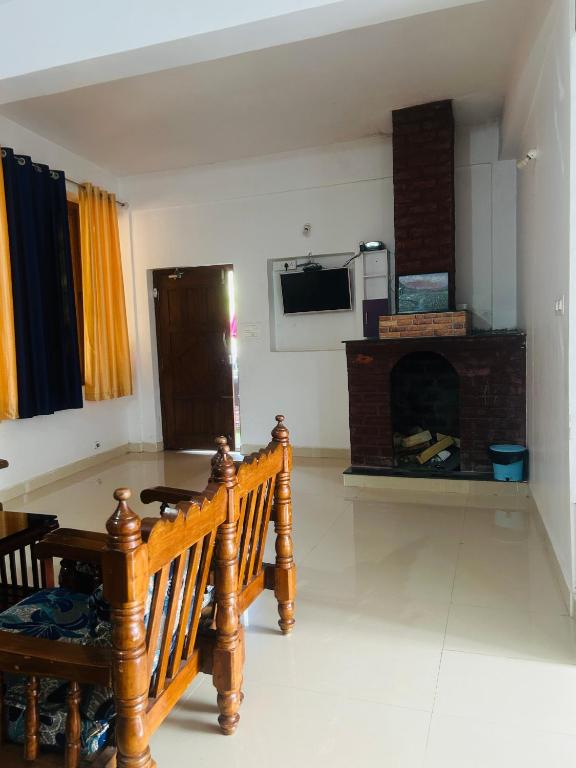 A cozinha ou kitchenette de Coorg Sana Riverside