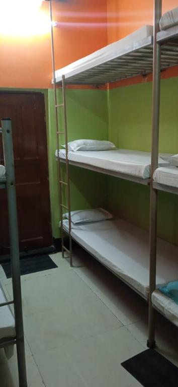 Uma ou mais camas em beliche num quarto em Northeastern Dormitory